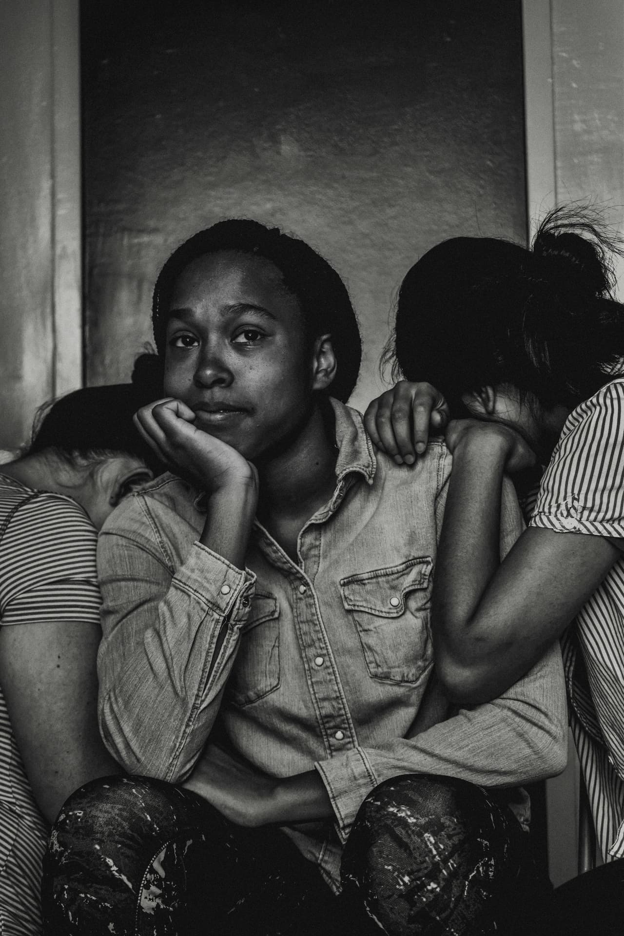 Women supporting each other